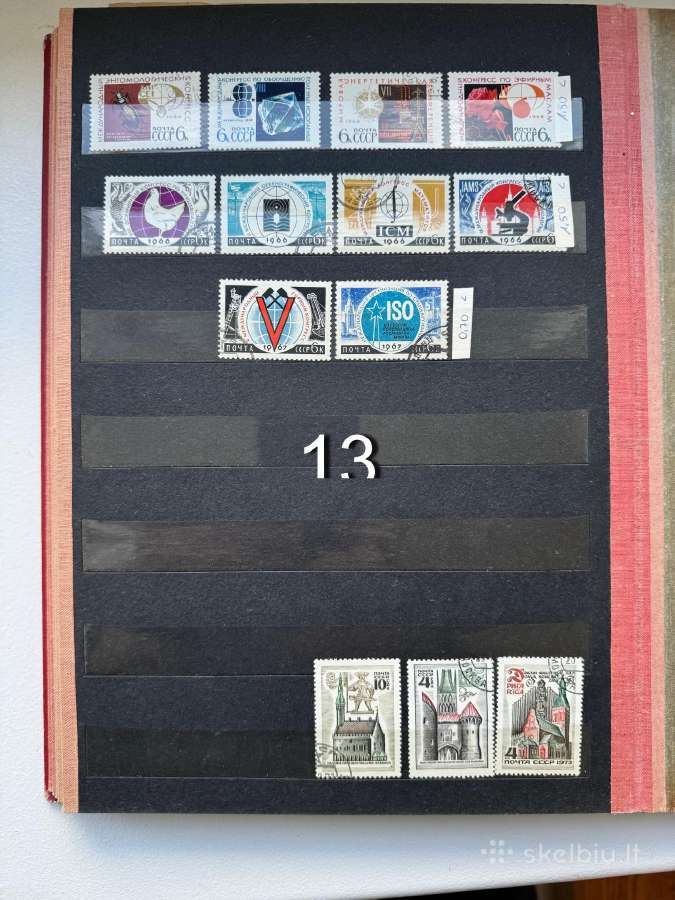 Pašto ženklų albumas Nr13 - nuotraukos Nr. 19