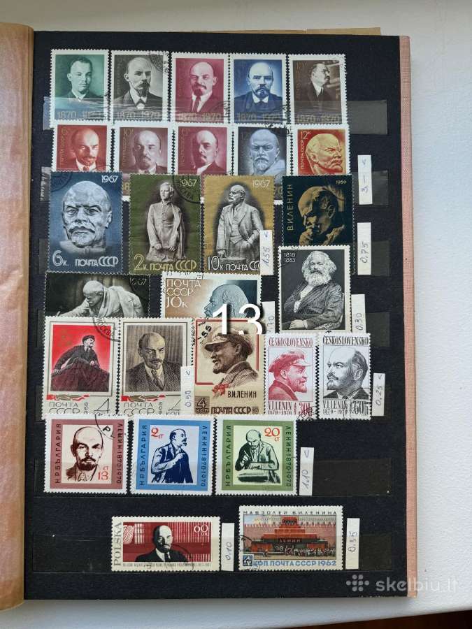 Pašto ženklų albumas Nr13 - nuotraukos Nr. 8