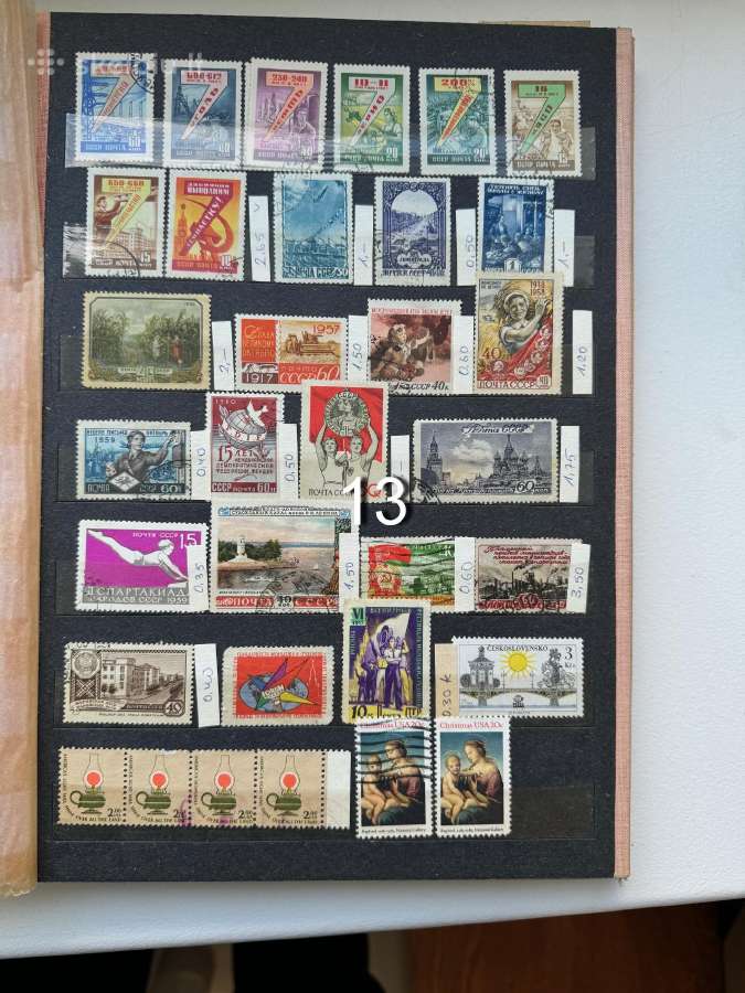 Pašto ženklų albumas Nr13 - nuotraukos Nr. 10