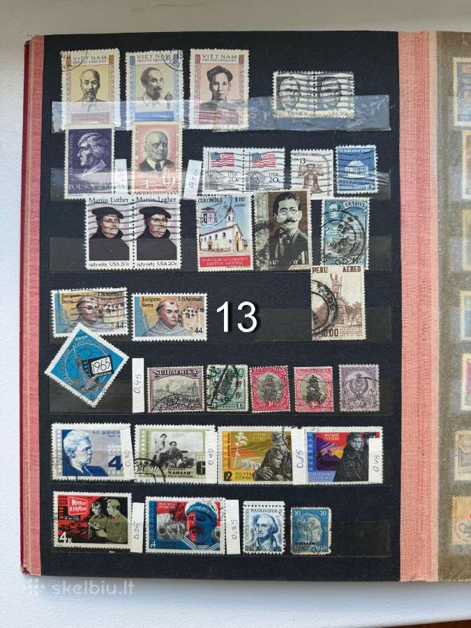 Pašto ženklų albumas Nr13 - nuotraukos Nr. 11