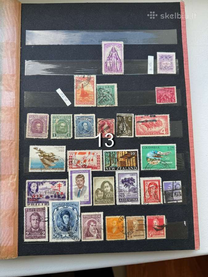 Pašto ženklų albumas Nr13 - nuotraukos Nr. 16
