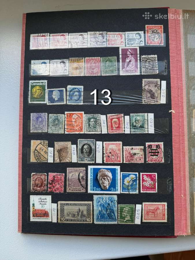 Pašto ženklų albumas Nr13 - nuotraukos Nr. 2