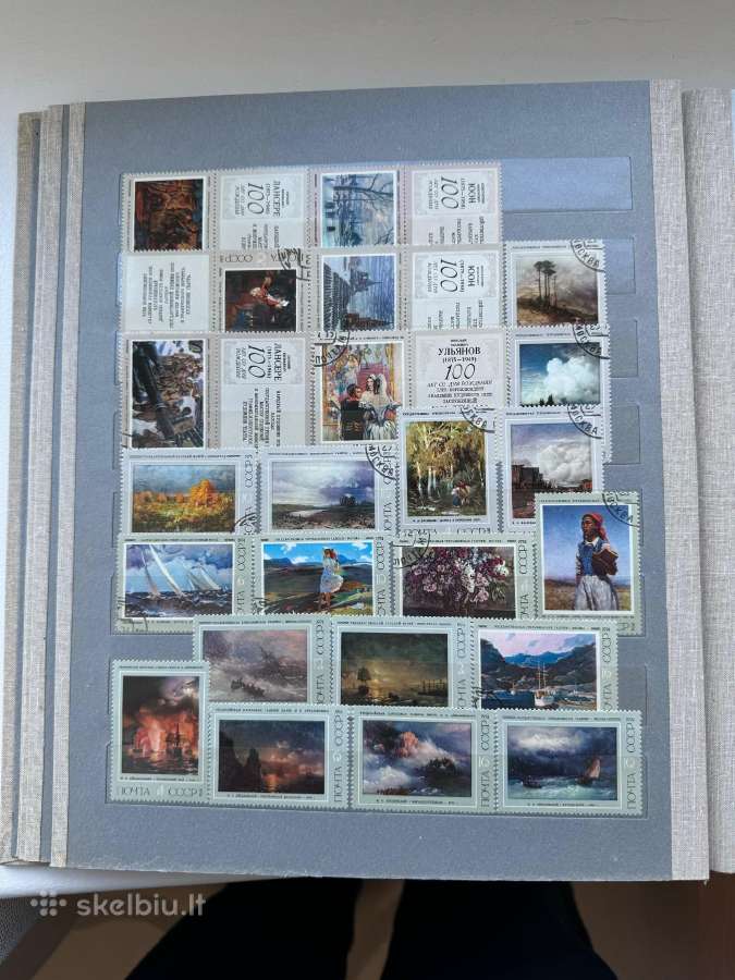 Pašto ženklų albumas Menas Nr14 - nuotraukos Nr. 10