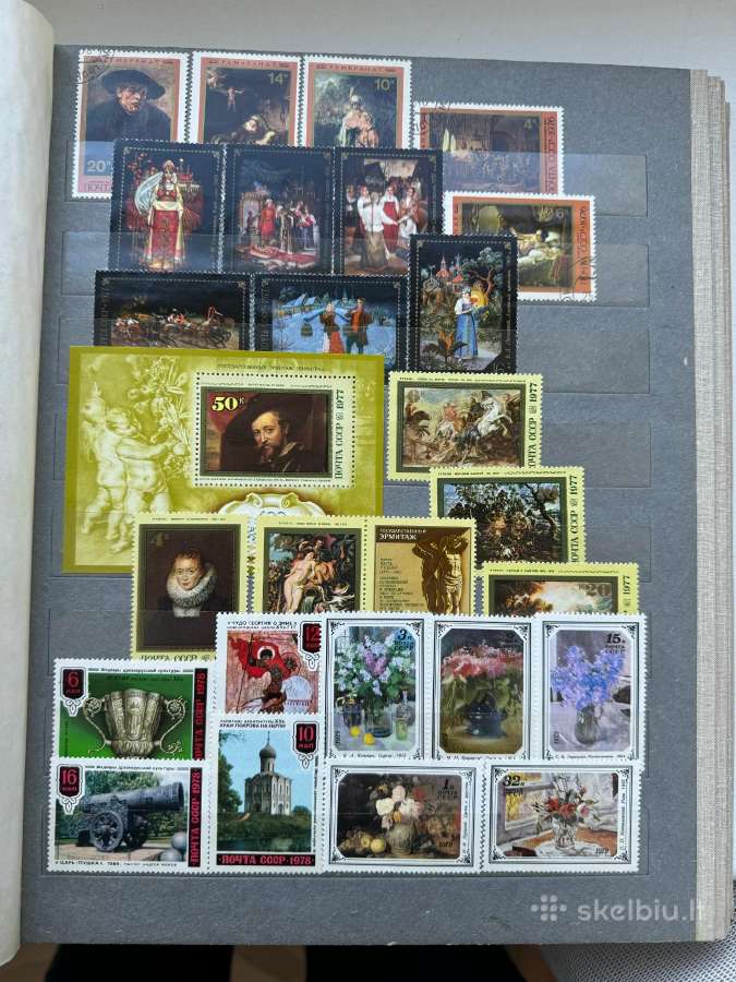 Pašto ženklų albumas Menas Nr14 - nuotraukos Nr. 16