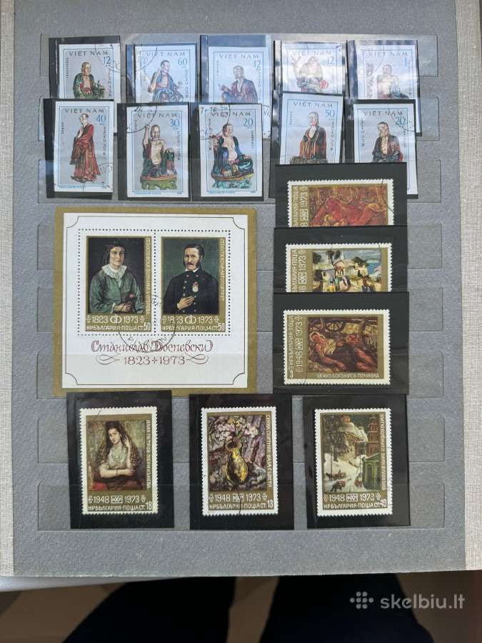 Pašto ženklų albumas Menas Nr14 - nuotraukos Nr. 20