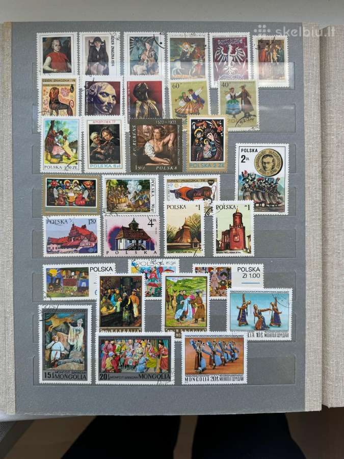 Pašto ženklų albumas Menas Nr14 - nuotraukos Nr. 21