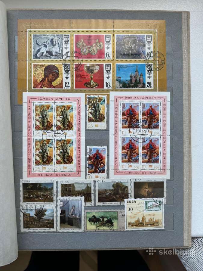 Pašto ženklų albumas Menas Nr14 - nuotraukos Nr. 22