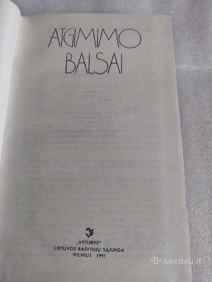 Atgimimo balsai - nuotraukos Nr. 2