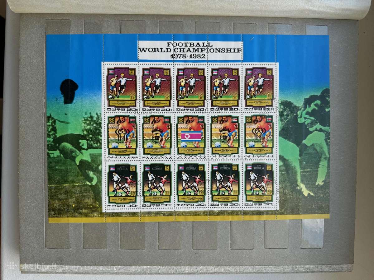 Pašto ženklų albumas Sporto ir kt Tema Nr15 - nuotraukos Nr. 12