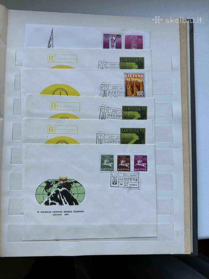 Pašto ženklų albumas Lietuviški pašto ženklai Nr16 - nuotraukos Nr. 2