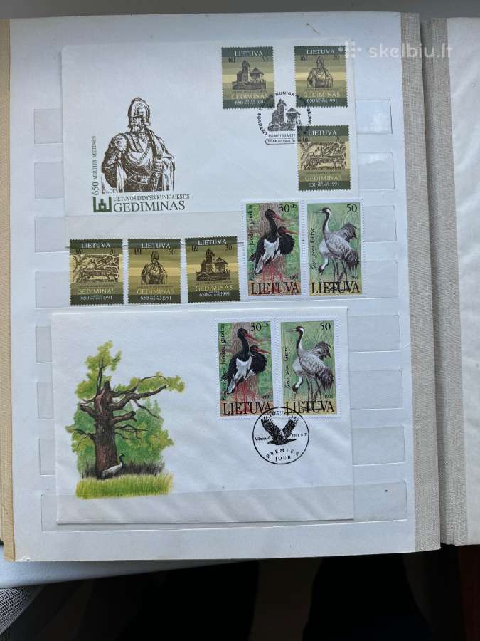 Pašto ženklų albumas Lietuviški pašto ženklai Nr16 - nuotraukos Nr. 6