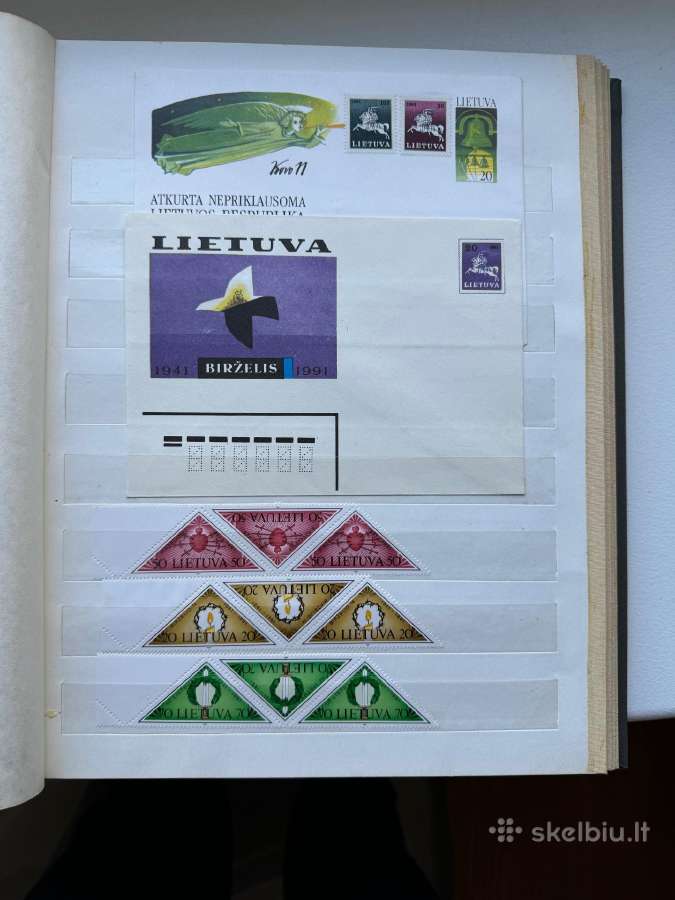 Pašto ženklų albumas Lietuviški pašto ženklai Nr16 - nuotraukos Nr. 13