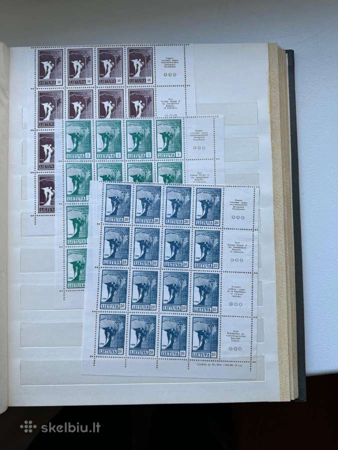 Pašto ženklų albumas Lietuviški pašto ženklai Nr16 - nuotraukos Nr. 15
