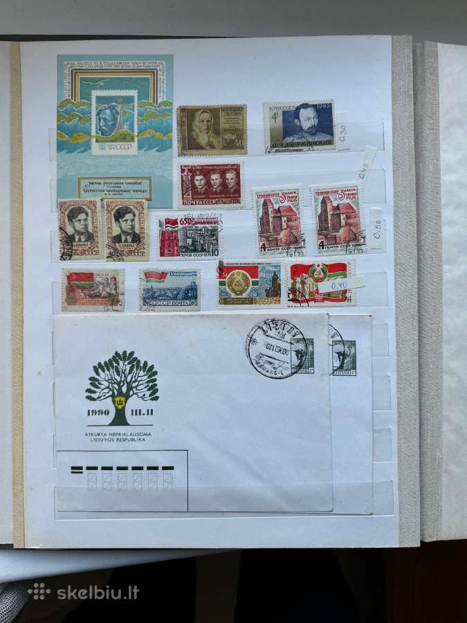 Pašto ženklų albumas Lietuviški pašto ženklai Nr16 - nuotraukos Nr. 18
