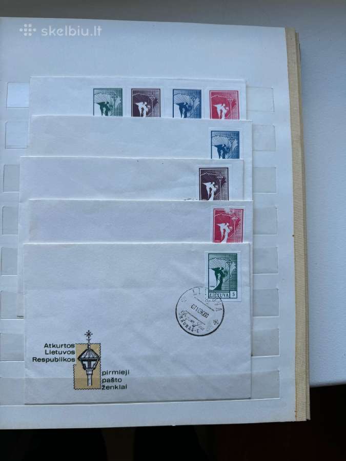 Pašto ženklų albumas Lietuviški pašto ženklai Nr16 - nuotraukos Nr. 19