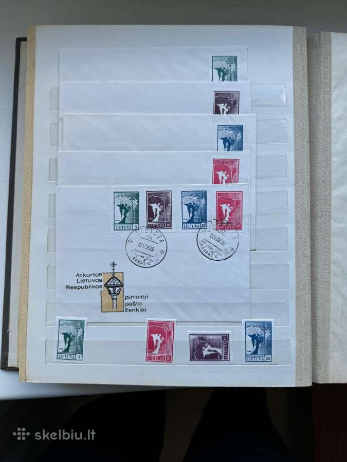Pašto ženklų albumas Lietuviški pašto ženklai Nr16 - nuotraukos Nr. 20