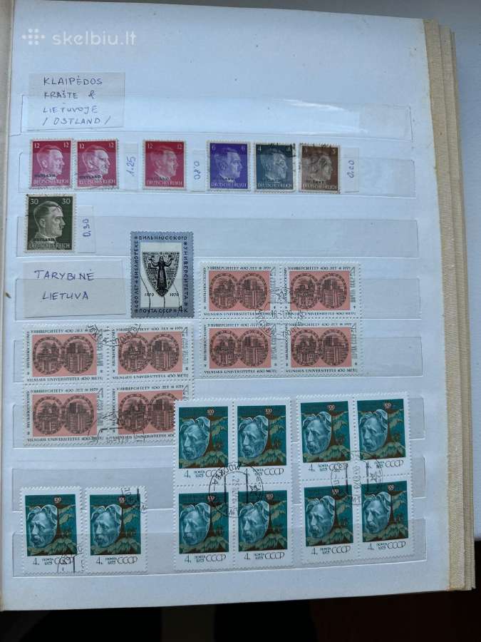 Pašto ženklų albumas Lietuviški pašto ženklai Nr16 - nuotraukos Nr. 21