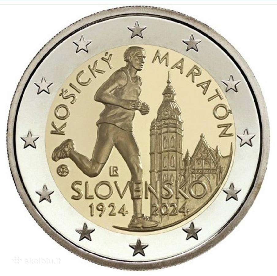 Slovakijos proginės 2€ monetos (Unc) Atnaujintas - nuotraukos Nr. 2