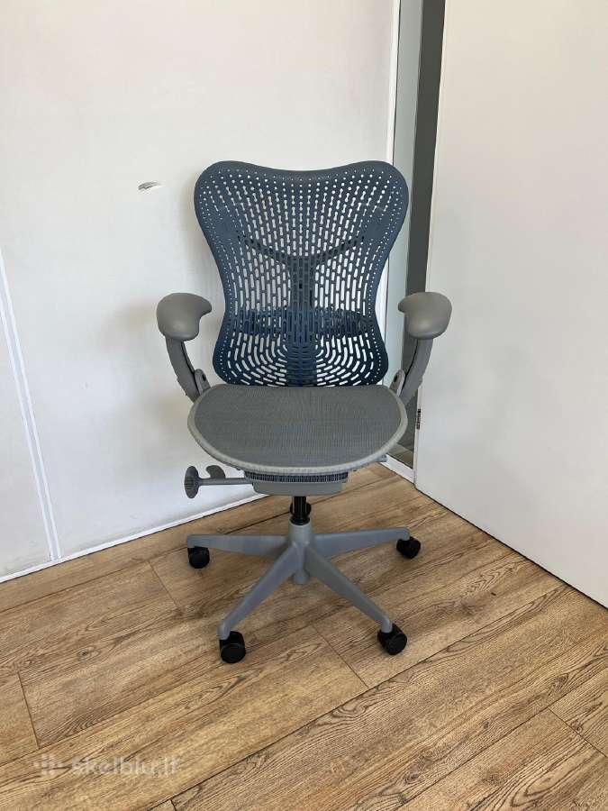 Refurbished Herman Miller Mirra Grey Blue Fog