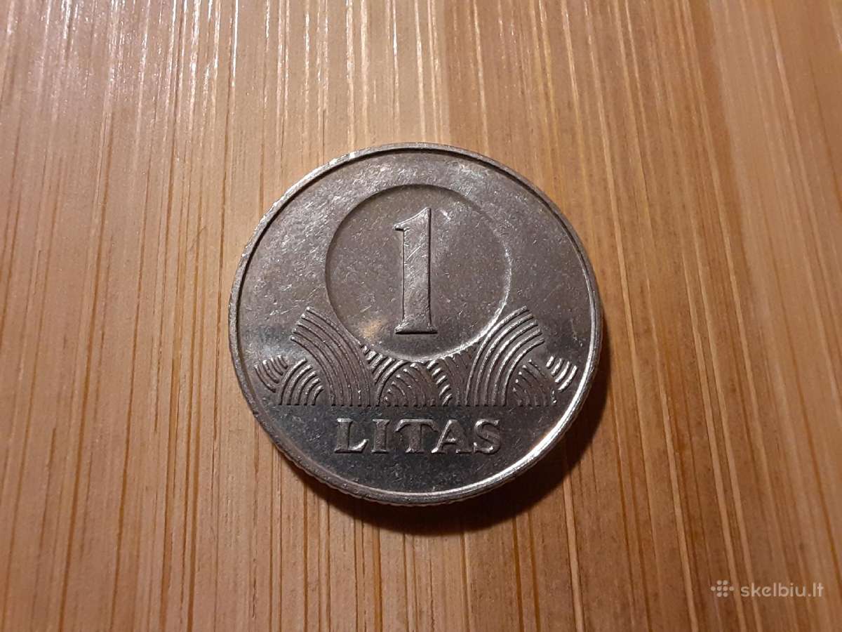 1 litas 2001 Lietuva - maža žvaigždė - retas