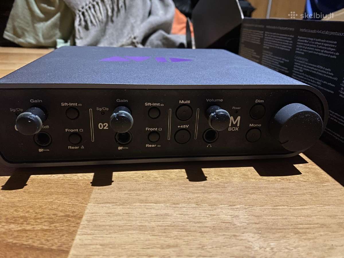 Avid Mbox 4x4 garso sąsaja - nuotraukos Nr. 2