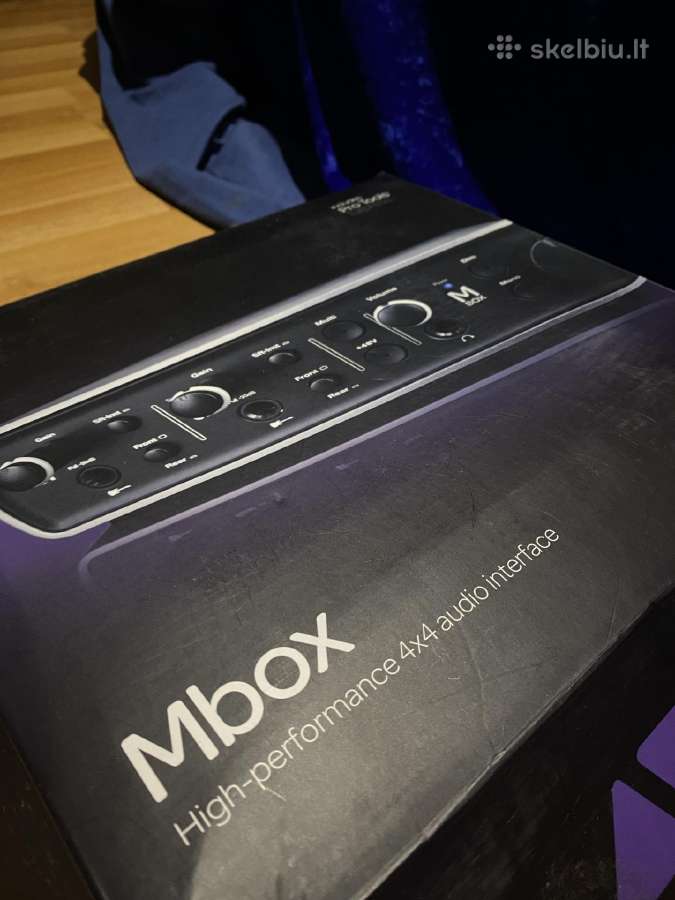Avid Mbox 4x4 garso sąsaja - nuotraukos Nr. 3
