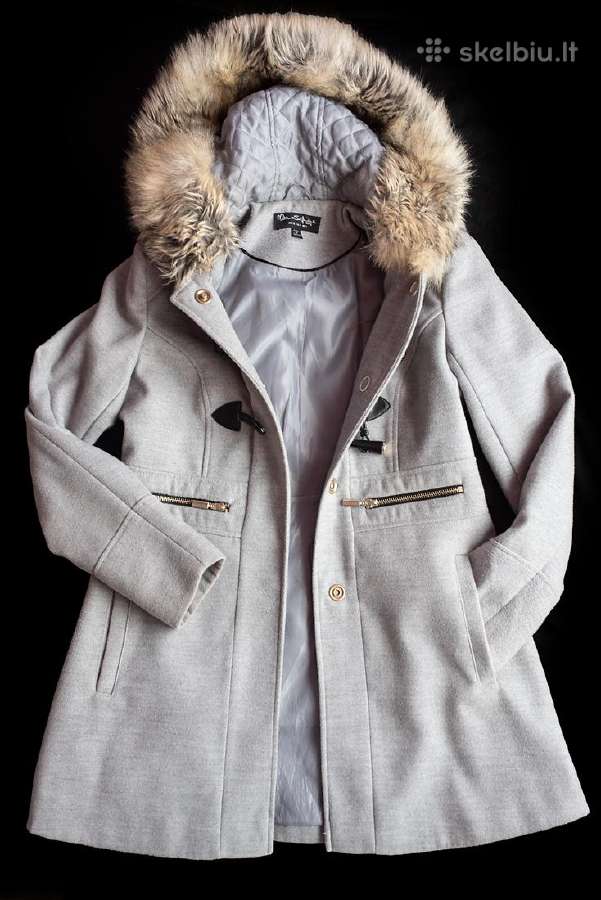 Miss Selfridge pilkas paltas