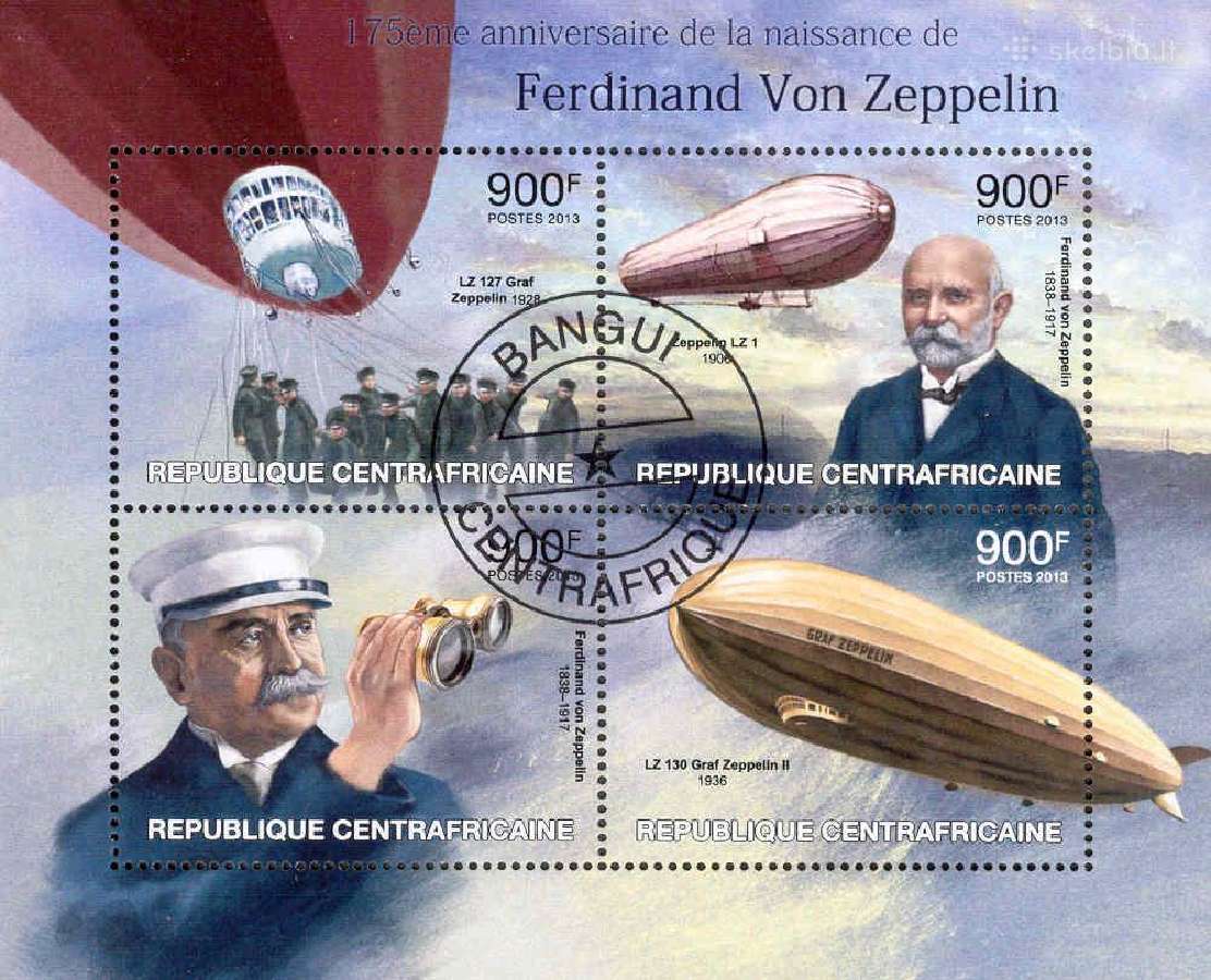Car 2013. Ferdinand Von Zeppelin Klb. (Cto)