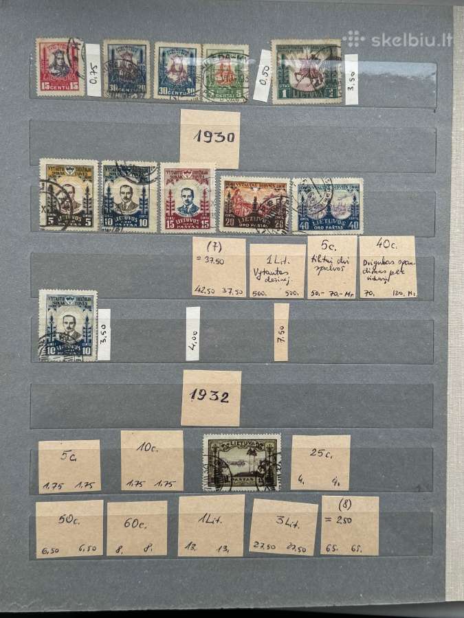 Smetonos laikų pašto ženklų albumas Nr18 - nuotraukos Nr. 11