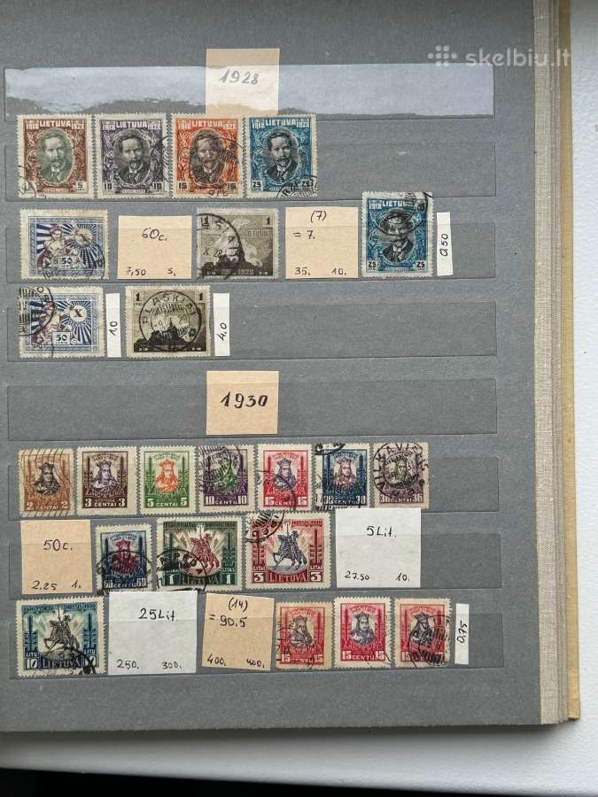 Smetonos laikų pašto ženklų albumas Nr18 - nuotraukos Nr. 12