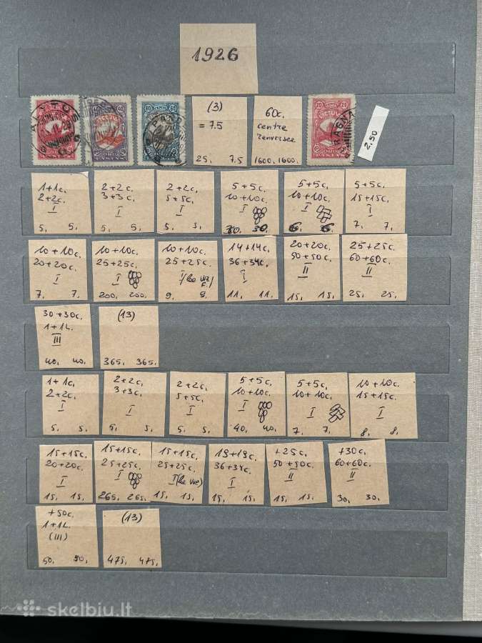 Smetonos laikų pašto ženklų albumas Nr18 - nuotraukos Nr. 14