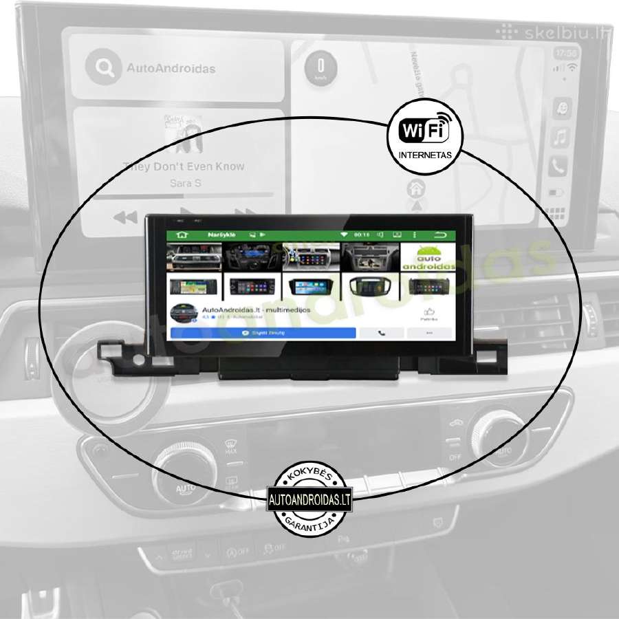 Audi A4 A5 Q5 B9 2016-2020 Android multimedia WiFi - nuotraukos Nr. 3