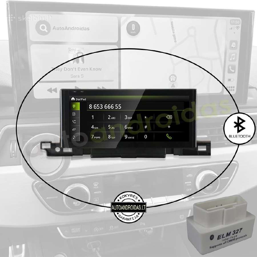 Audi A4 A5 Q5 B9 2016-2020 Android multimedia WiFi - nuotraukos Nr. 4