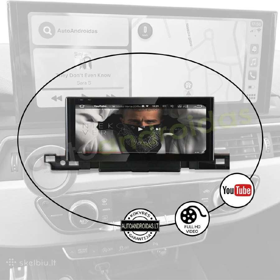 Audi A4 A5 Q5 B9 2016-2020 Android multimedia WiFi - nuotraukos Nr. 8