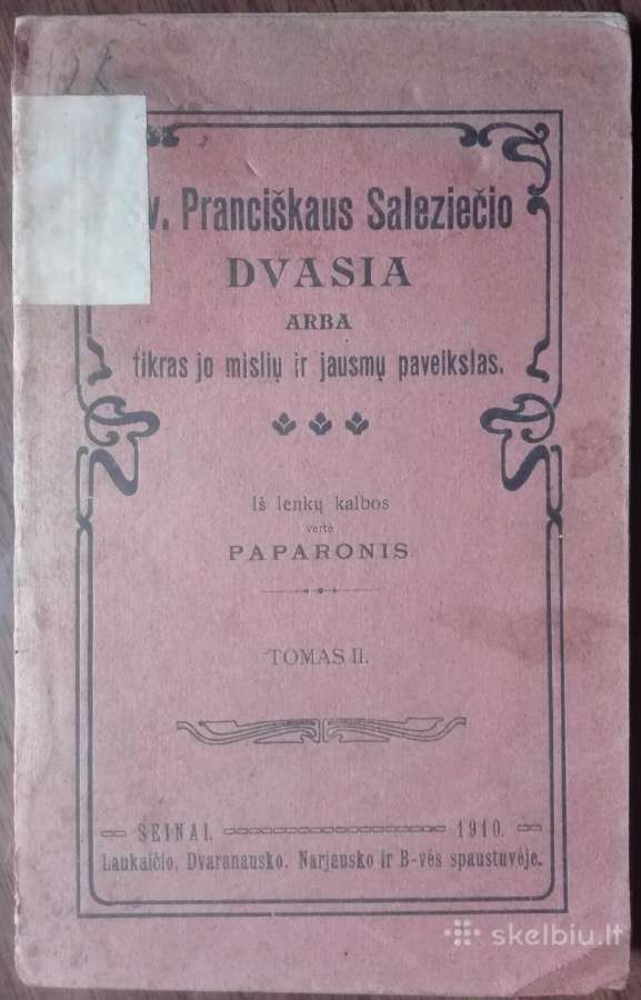 1868. Šv. Pranciškaus Saleziečio Dvasia Arba Tikra - nuotraukos Nr. 8