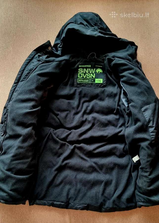 Juoda Reserved striukė, tinka iki 170 cm. 20€ - nuotraukos Nr. 4