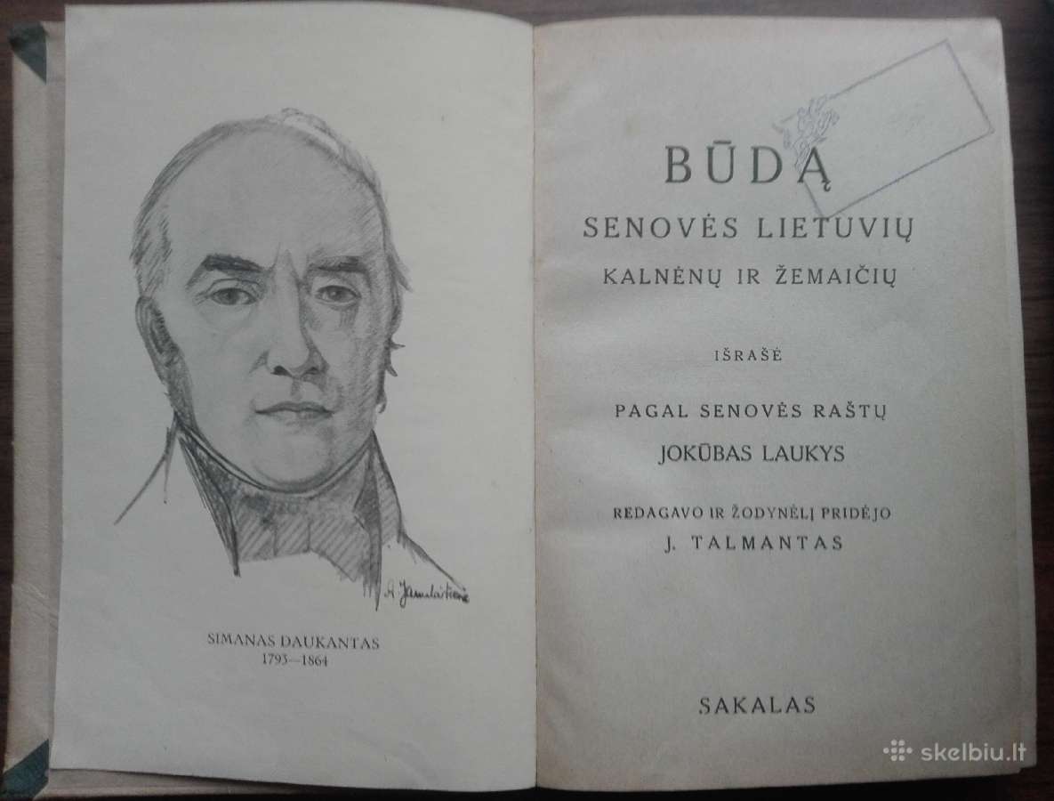1870. Būdą Senovės Lietuvių Kalnėnų Ir Žemaičių S. - nuotraukos Nr. 2