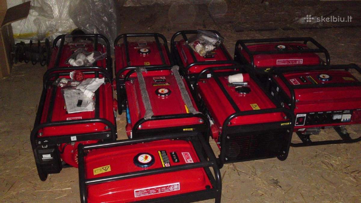 Akcija! New Benzininiai Generatoriai 1200/3500 W - nuotraukos Nr. 4