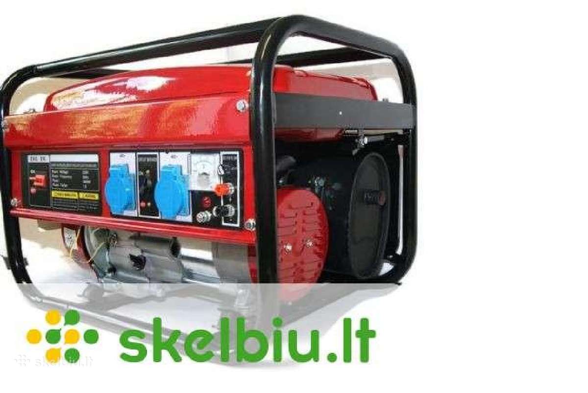 Akcija! New Benzininiai Generatoriai 1200/3500 W - nuotraukos Nr. 13