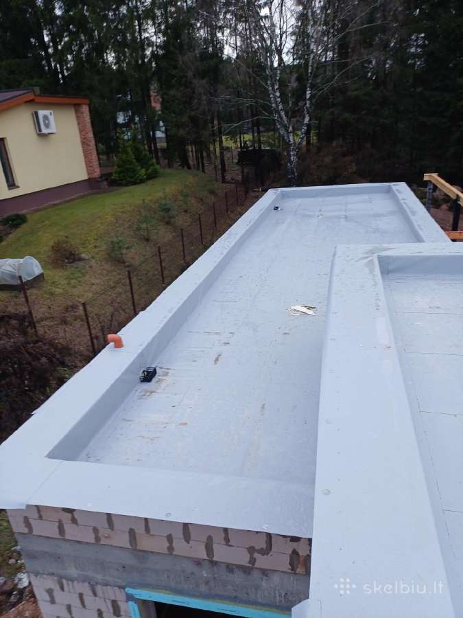Plokščių stogų dengimas pvc danga MB "Dirofa" - nuotraukos Nr. 3