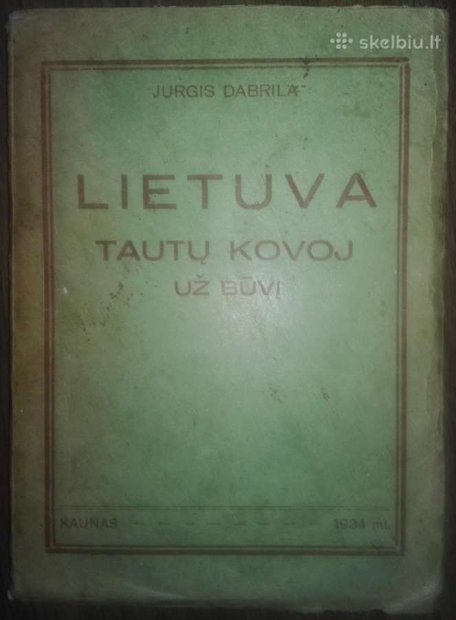 1871. Lietuva Tautų Kovoj Už Būvį unikali antikvar