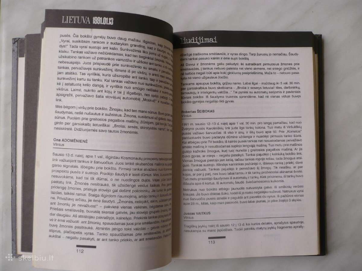 Lietuva dokumentai ,liudijimai 1991.01.13 - nuotraukos Nr. 3
