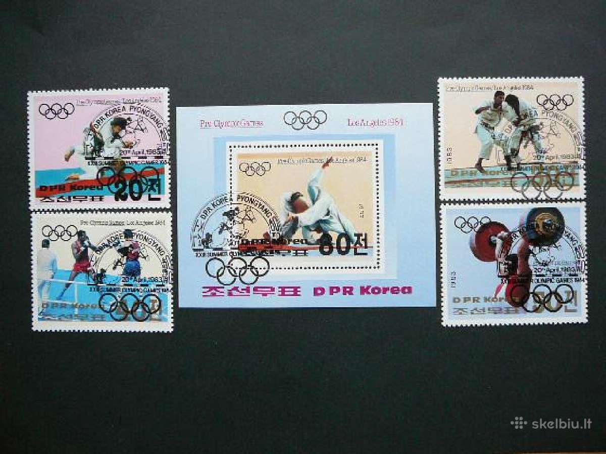Olimpines vasaros Los Andzelas Koreja 1984 kr258