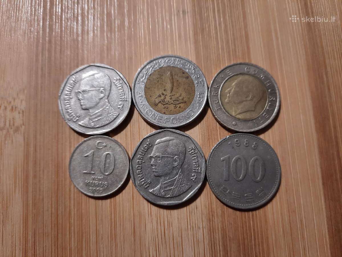 Egzotiniu monetu rinkinukas - Azija