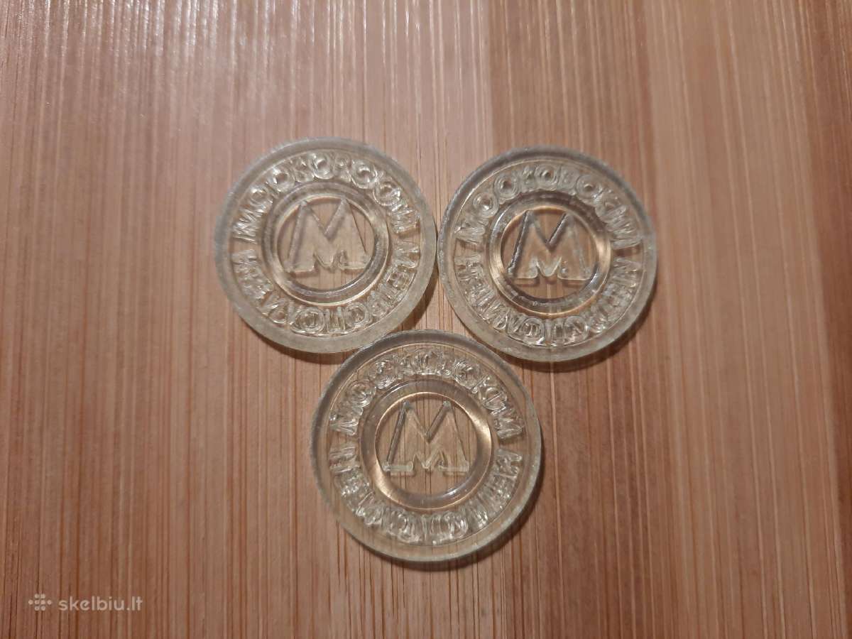 Metro žetonai plastikiniai