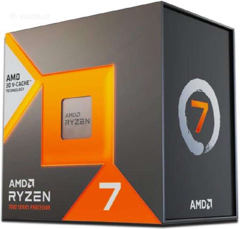 Procesorius Amd Ryzen 7 7800x3d 8c/16t, 4.20 GHz - Skelbiu.lt