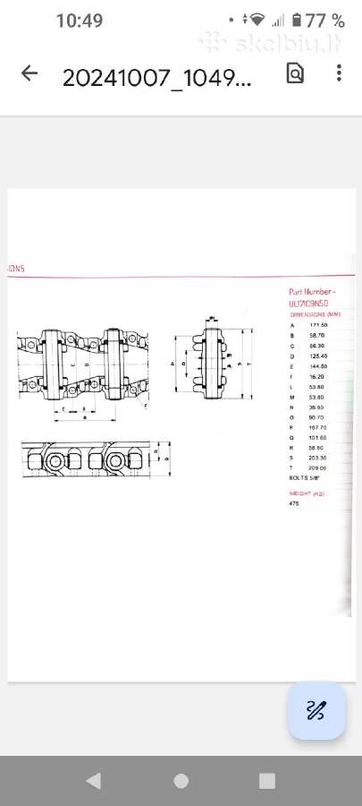 Ekskavatorius dalimis-siurblys K3v112dtircc - nuotraukos Nr. 6