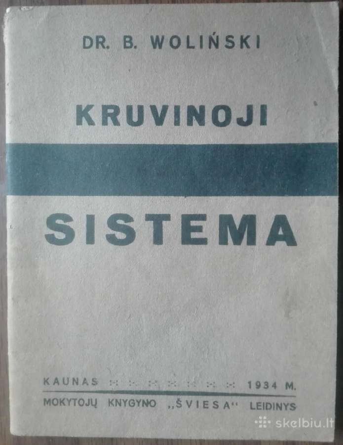 1873. Kruvinoji Sistema unikali antikvarinė-kolekc