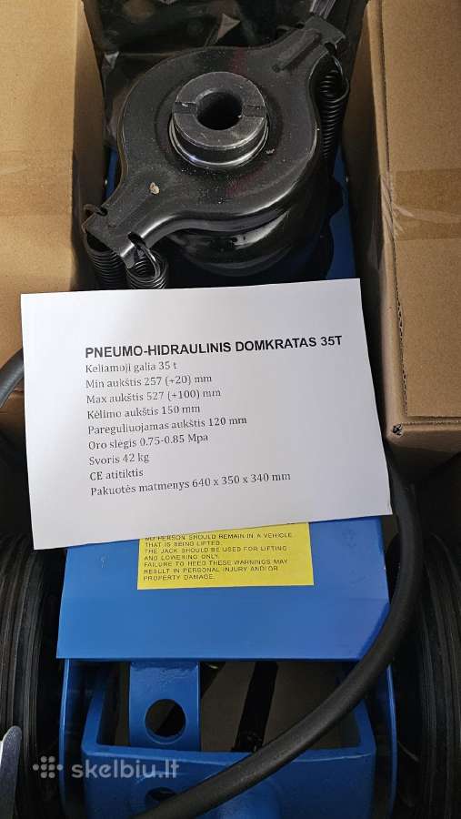 Domkratas pneumatinis Pneumatiniai domkratai - nuotraukos Nr. 27