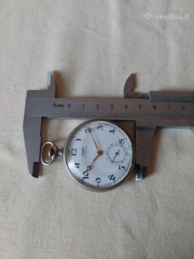 Kišeninis Tissot Mechaninis Laikrodis Į Kolekc - nuotraukos Nr. 3